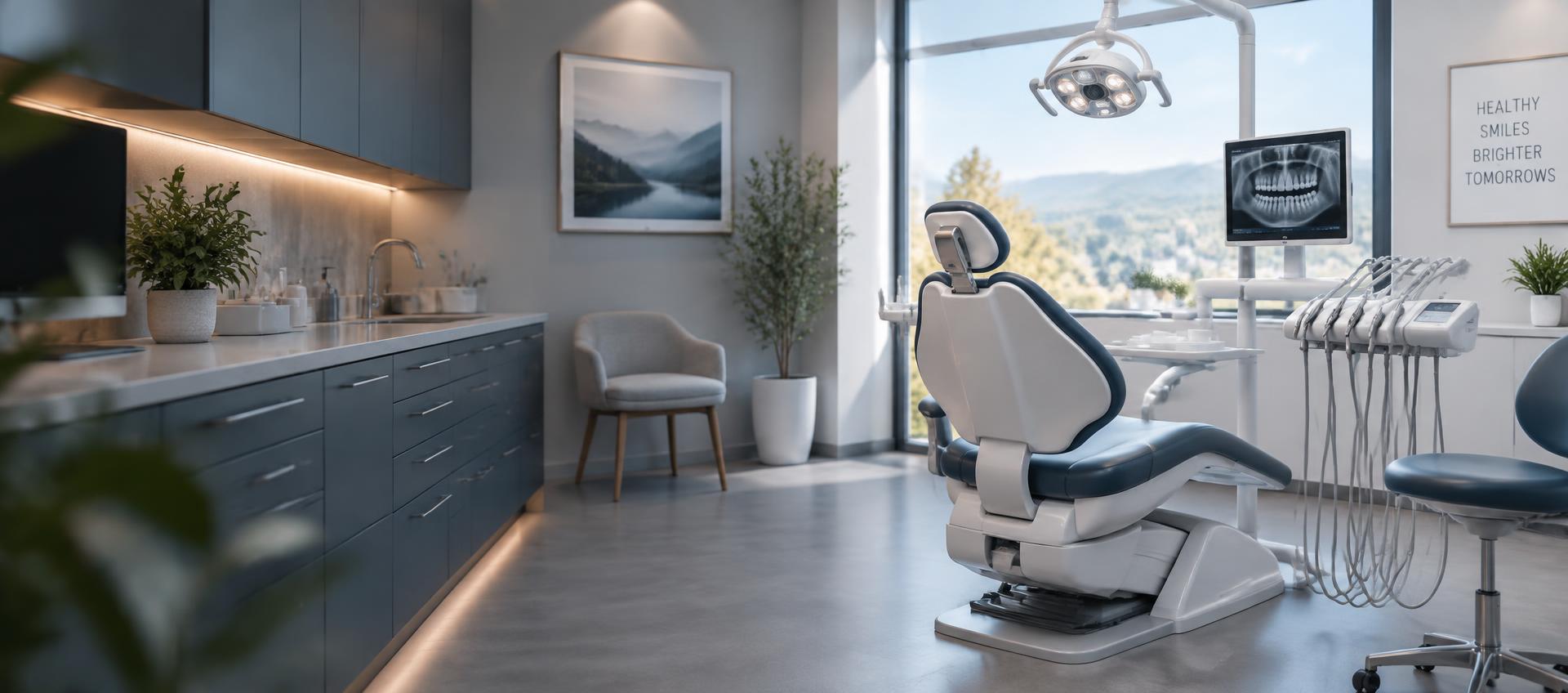 The modern treatment room at Total Smiles Dentistry